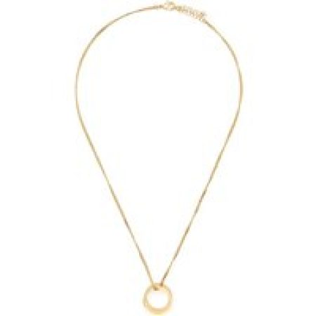 MM6 Maison Margiela Kettingen - Numeric Minimal Signature Necklace in gold