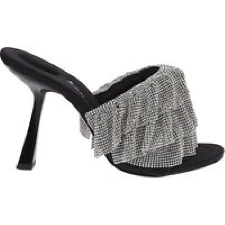 Alexander Wang Sandalen - Nala 105 Crystal Ruffle Sandals Black in zwart