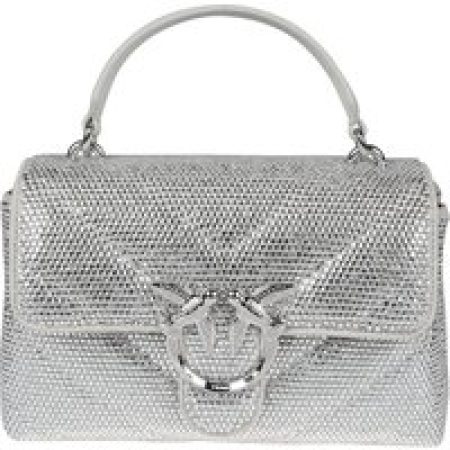 Pinko Totes & shoppers - Love Lady Puff Mini Bag Metallic in staalgrijs