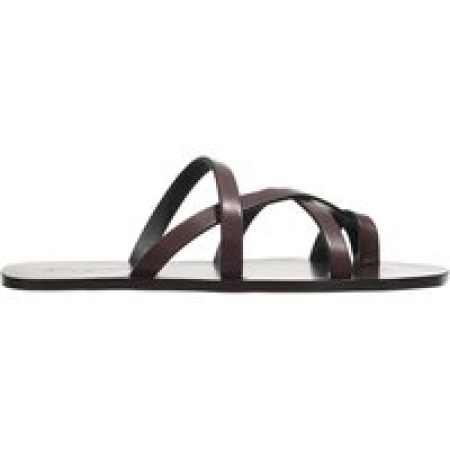 Saint Laurent Sandalen - Culver Slides in bruin