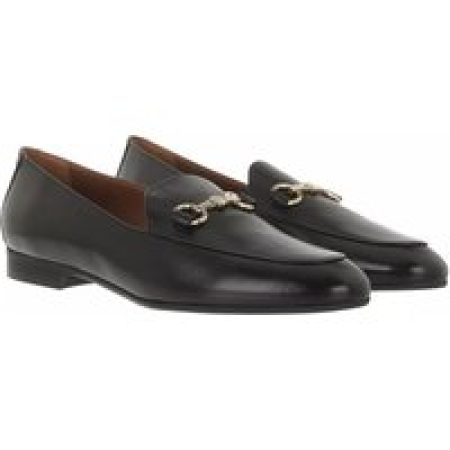 Isabel Bernard Loafers & ballerina schoenen - Vendôme Fleur Calfskin Leather Loafers in zwart