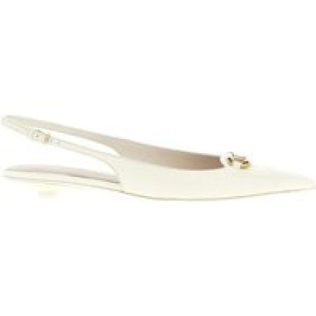 Valentino Garavani Hoge hakken - 'Vlogo' Slingback in wit
