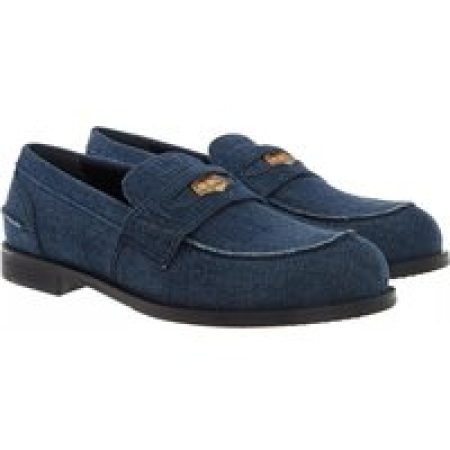 Miu Miu Loafers & ballerina schoenen - Denim Loafers in blauw