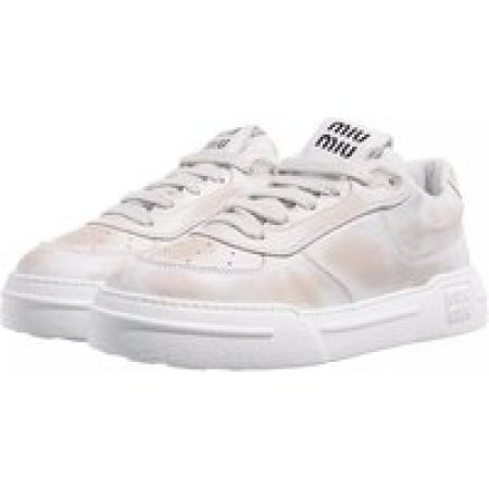 Miu Miu Sneakers - Sneaker Vitello in wit