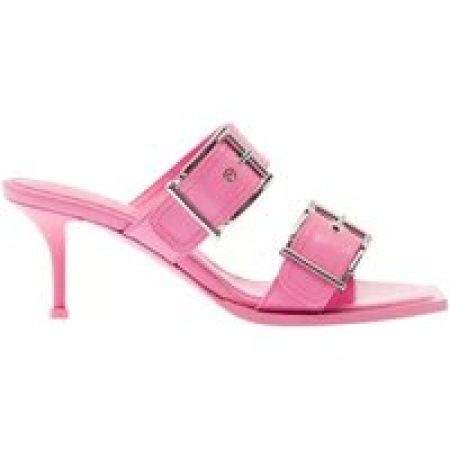 Alexander McQueen Sandalen - Leather Sandal in roze