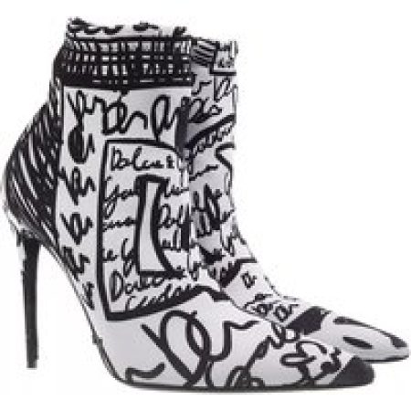 Dolce&Gabbana Boots & laarzen - Ankle Boots Jersey in wit