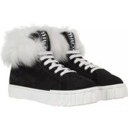 Miu Miu Boots & laarzen - High Top Sneaker in zwart