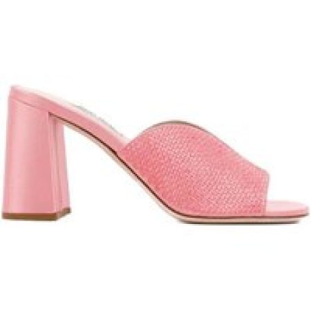 Miu Miu Sandalen - Geranio Pink Satin Sandals in roze