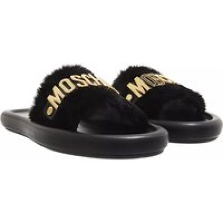 Moschino Slippers - Sabotd Imbottito 30 Softpl in zwart