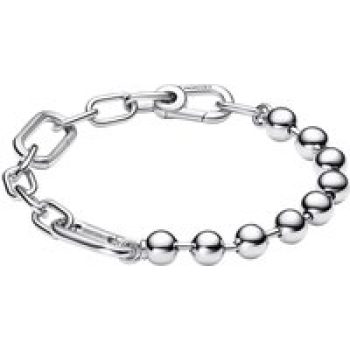 Pandora Armbanden - ME Metal Bead & Link Chain Bracelet in silver