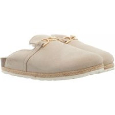 Espadrij l’originale Slippers - Cloq Velour Chain in beige