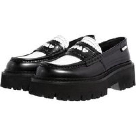 Moschino Loafers & ballerina schoenen - Hearted Brogue Sporty in zwart