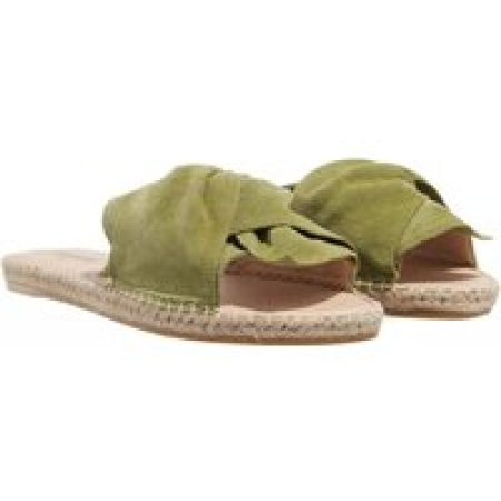 Espadrij l’originale Slippers - Plage Boucle in groen