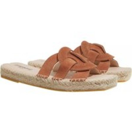 Espadrij l’originale Sandalen - Tours Velour in bruin