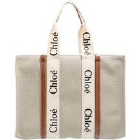 Chloé Totes & shoppers - Large Woody Tote Bag in beige