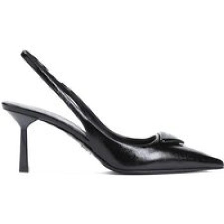 Prada Pumps & high heels - Black Calf Leather Pumps in grijs