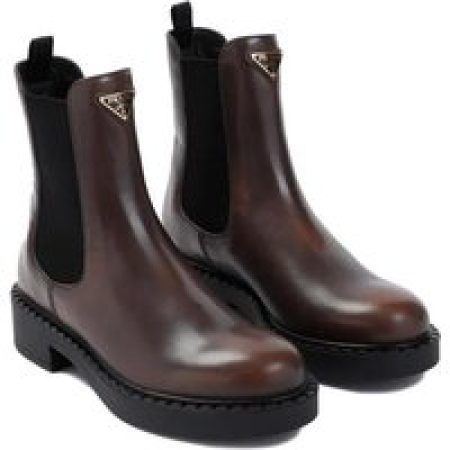 Prada Boots & laarzen - Calf Leather Boots in bruin