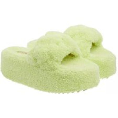 INUIKII Slippers - Teddy Braided in geel