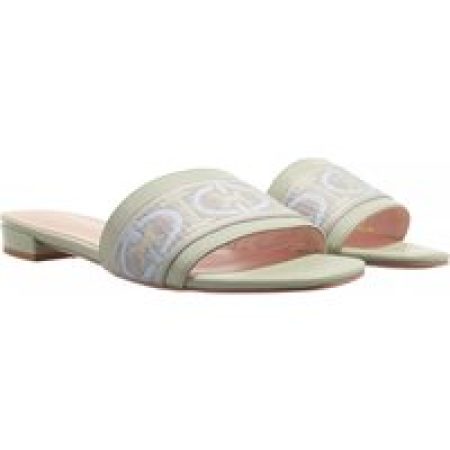 Coccinelle Slippers - Slide Smooth Leather in groen