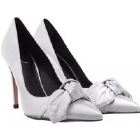 Ted Baker Sandalen - Ryal 100mm Metallic Bow Court Shoe in zilver