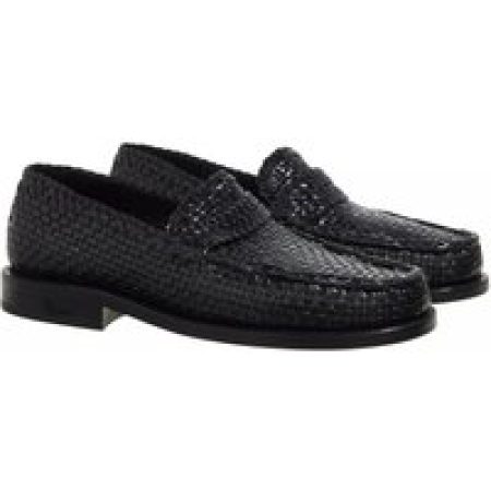 Marni Loafers & ballerina schoenen - Woven Light Loafer in zwart