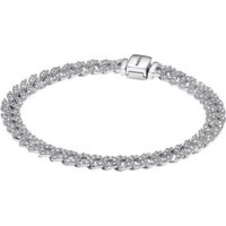 Pandora Armbanden - Sterling silver pavé bracelet withcubic zirconia in silver