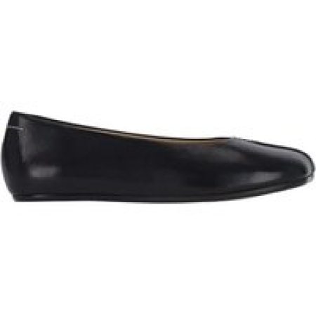 - "Stitch-Out" Ballerinas Black in zwart