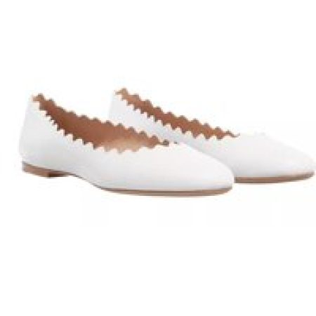 Chloé Loafers & ballerina schoenen - Lauren Ballerina in wit