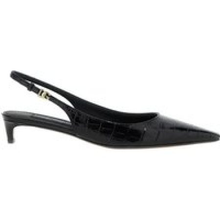 Dolce&Gabbana Hoge hakken - 'Mun' Slingback in zwart
