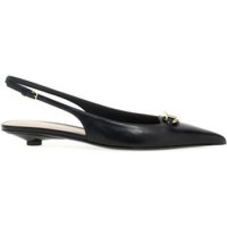 Valentino Garavani Hoge hakken - 'Vlogo' Slingback in zwart