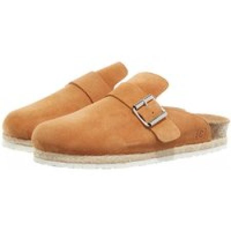 Espadrij l’originale Slippers - Cloq Velour Boucle in bruin