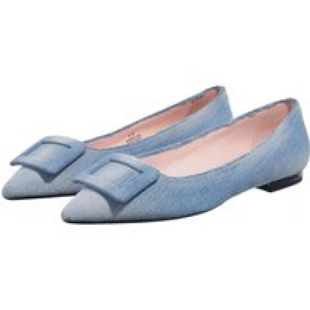 Roger Vivier Loafers & ballerina schoenen - Gommettine Ballerinas In Nappa Leather in blauw