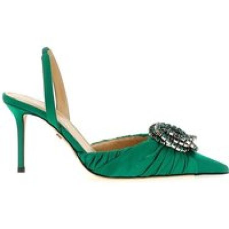 Mach&Mach Hoge hakken - 'Galaxy' Slingback in groen