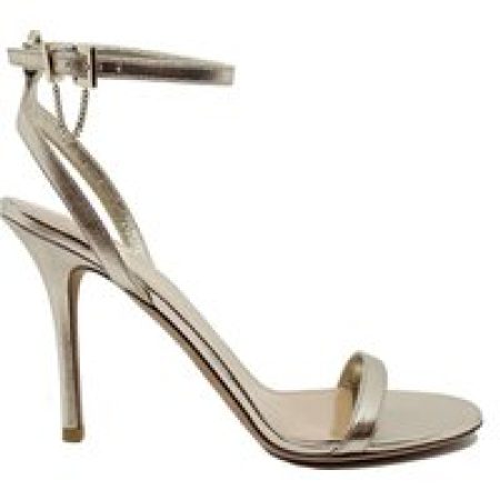 Valentino Garavani Sandalen - Valentino Leather Heel Sandals in goud