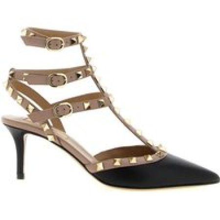 Valentino Garavani Hoge hakken - 'Rockstud' Pumps in bruin