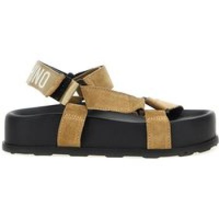 Moschino Sandalen - Suede Sandals in zwart
