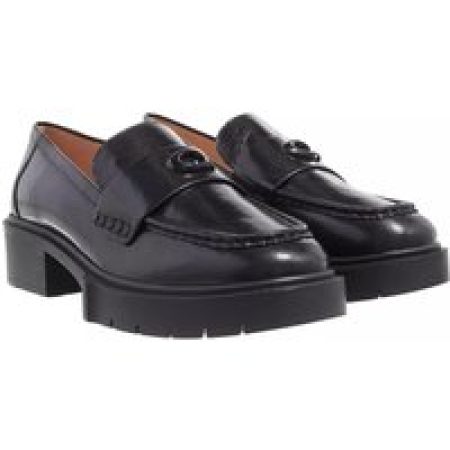 Coach Loafers & ballerina schoenen - Leah Leather Loafer in zwart