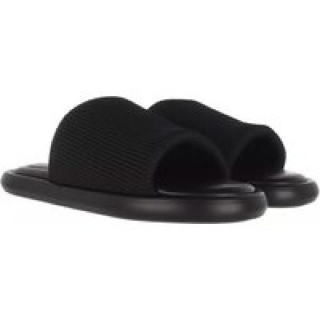 Proenza Schouler Slippers - Pipe Knit Slide in zwart