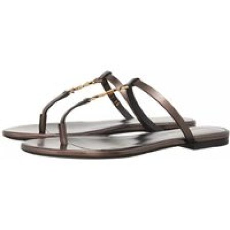 Saint Laurent Sandalen - Cassandra Slides in bruin