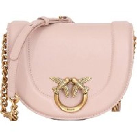 Pinko Crossbody bags - tas rond pink in poeder roze