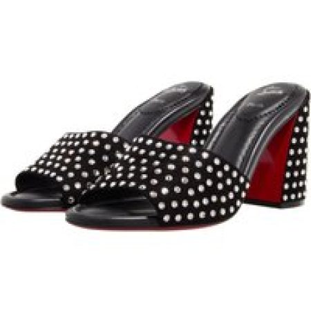 Christian Louboutin Slippers - Jane Mule Strass Boum in zwart