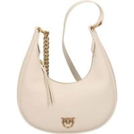 Pinko Totes & shoppers - tas brioche hobo mini in wit