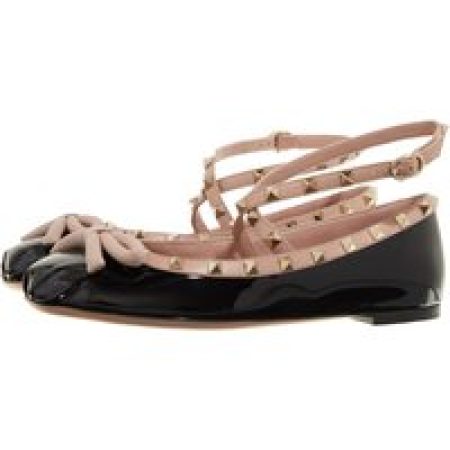 Valentino Garavani Loafers & ballerina schoenen - Ballerina Rockstud in zwart