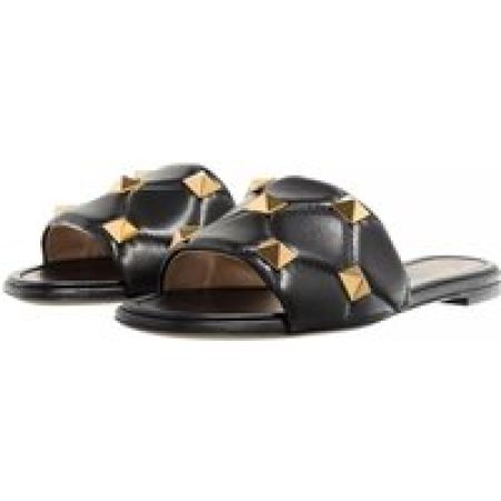 Valentino Garavani Slippers - Slide Rockstud in zwart