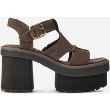 UGG® New Heights Platform met T-Band in Molasses