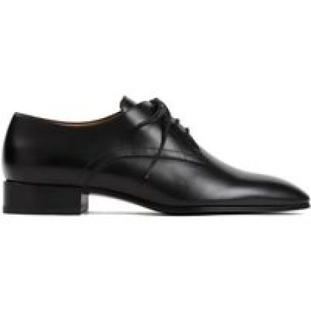 The Row Loafers & ballerina schoenen - Black Leather Kay Oxford Derbies in zwart