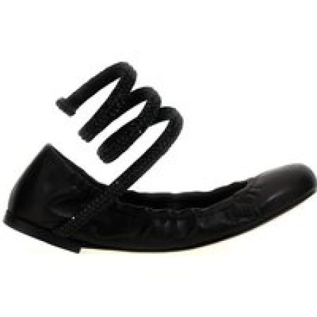 - 'Cleo' Ballet Flats in zwart