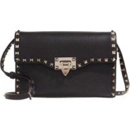 Valentino Garavani Crossbody bags - Rockstud Small Grainy Leather Crossbody Bag in zwart