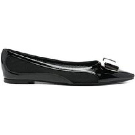 Salvatore Ferragamo Loafers & ballerina schoenen - Black Zea Mesh Ballerinas in zwart