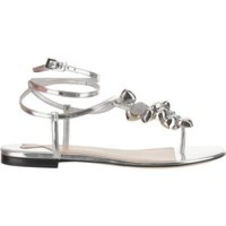 Mach&Mach Sandalen - Sandal With Metallic Decoration in zilver
